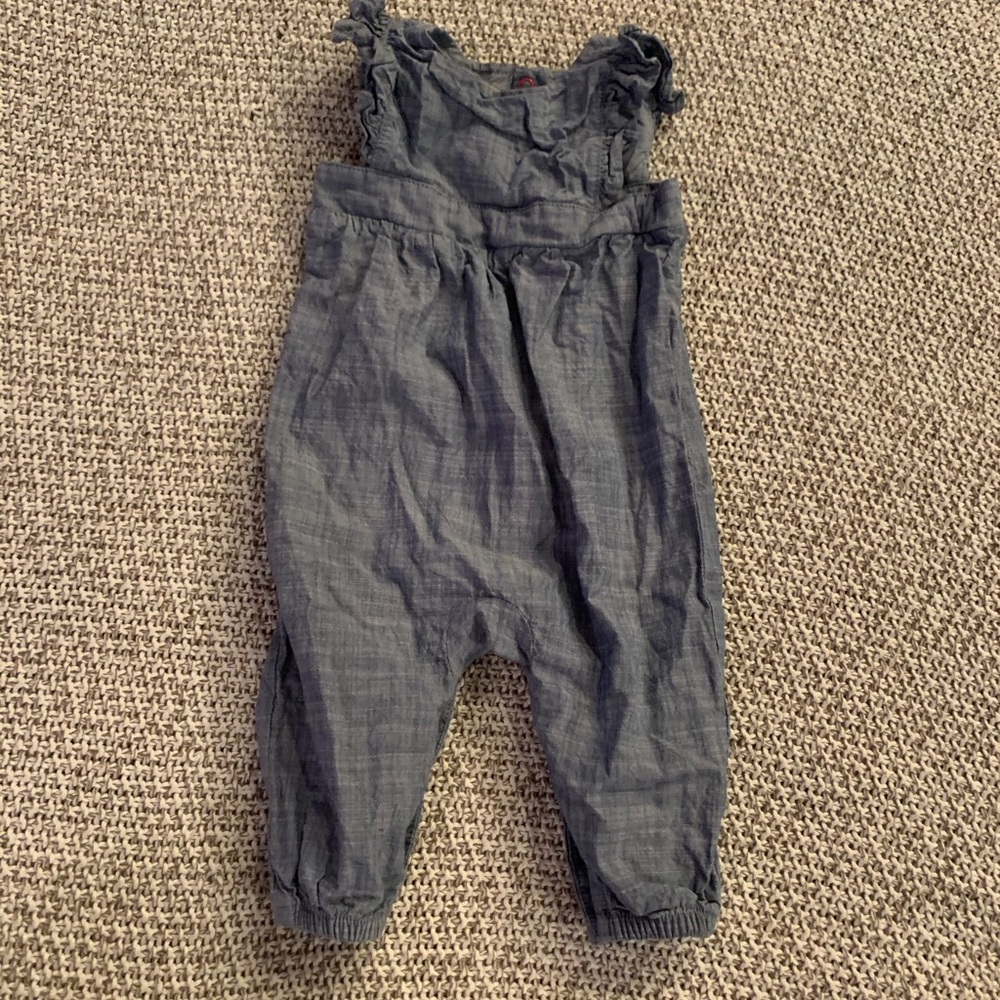 Baby Girl Jean Romper
